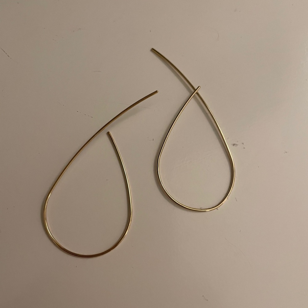 baublebar gold hoop earrings